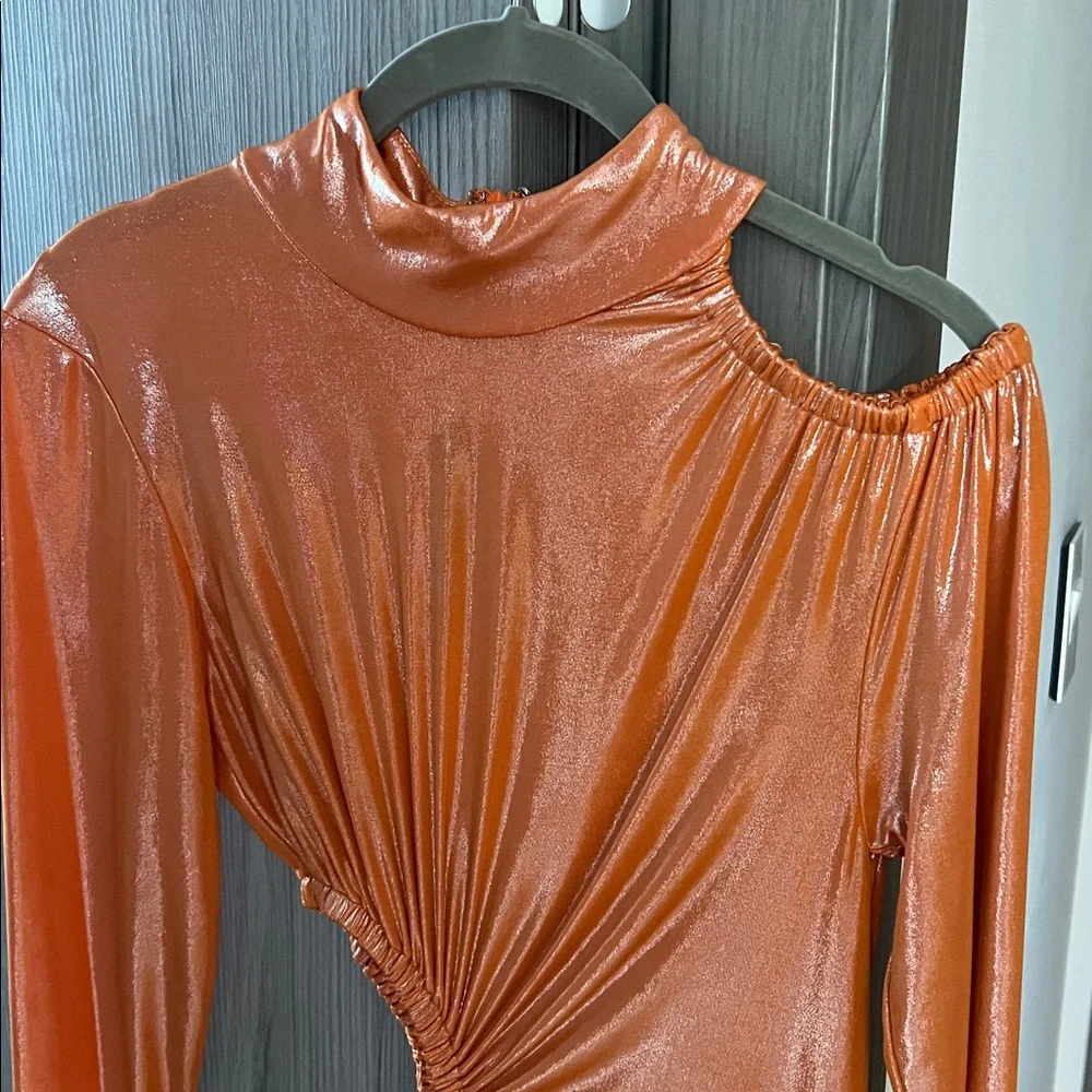 $270 REVOLVE ROTATE Birger Christensen Alice cutout dress US 6 cocktail party - Picture 6 of 13